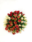 A display of roses in box