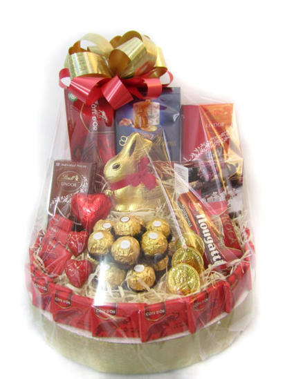 Chocolates in gift parcel