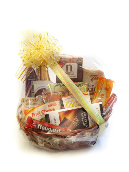 Health goodies in basket