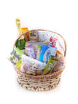 Health snacks in handle basket