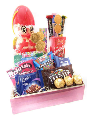 Sweets and chocolates in box