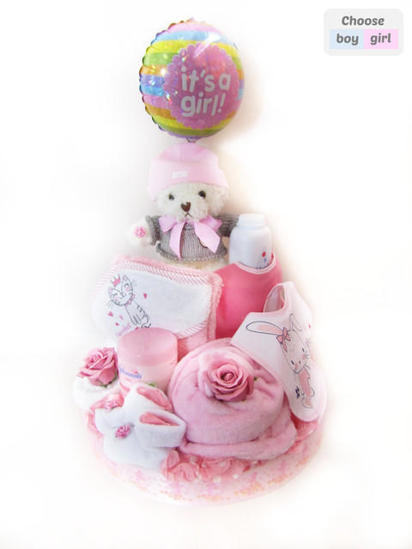 Baby Girl Gift Basket