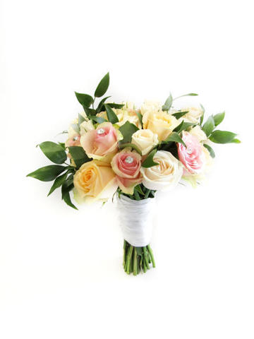 Bridal bouquet with roses