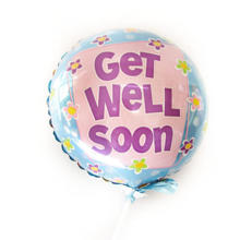 Get well soon flower balloon