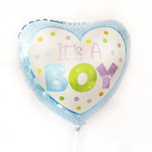 It's a boy heart balloon